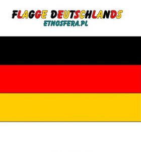 Flagge Deutschlands – Flaga Niemiec